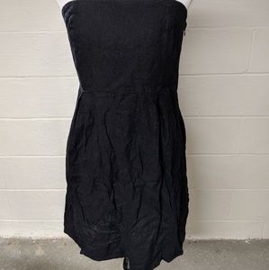 Black Old Navy Strapless Dress
